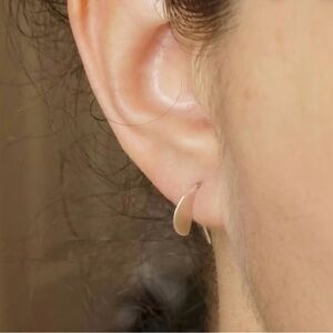 Artisan Geometric Silver Stud Earrings